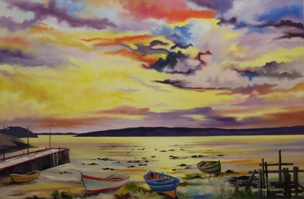 Soleil vers la nuit